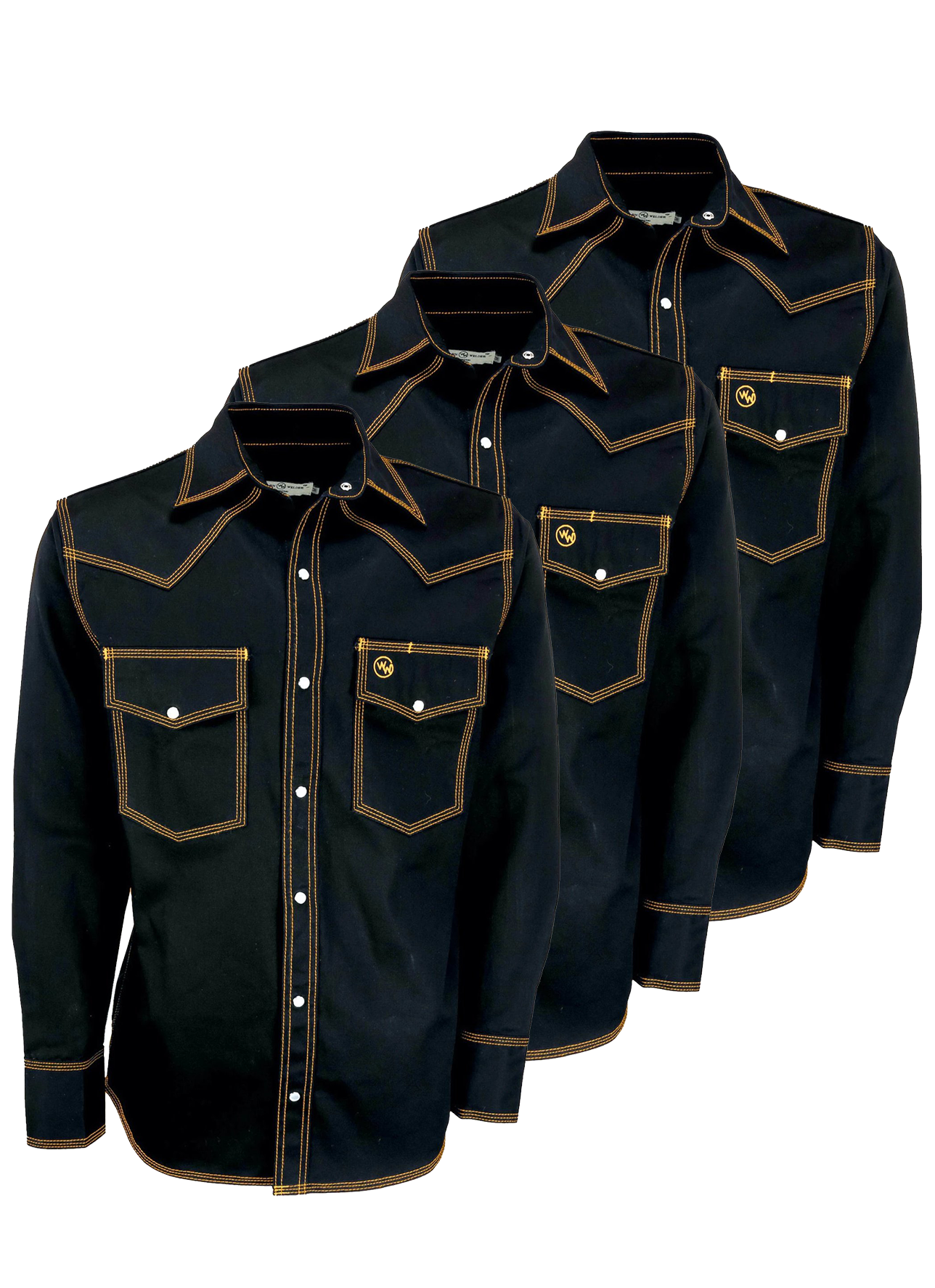 3 Pack - Classic Western Work Shirts
