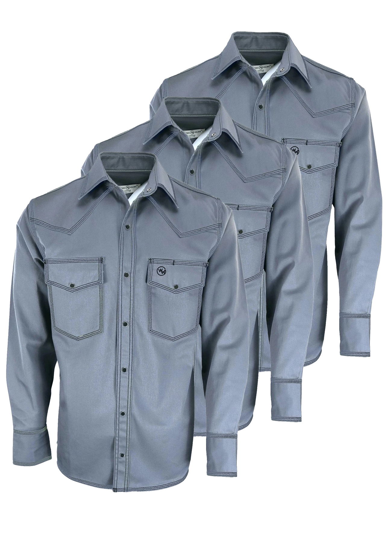 3 Pack - Classic Western Work Shirts