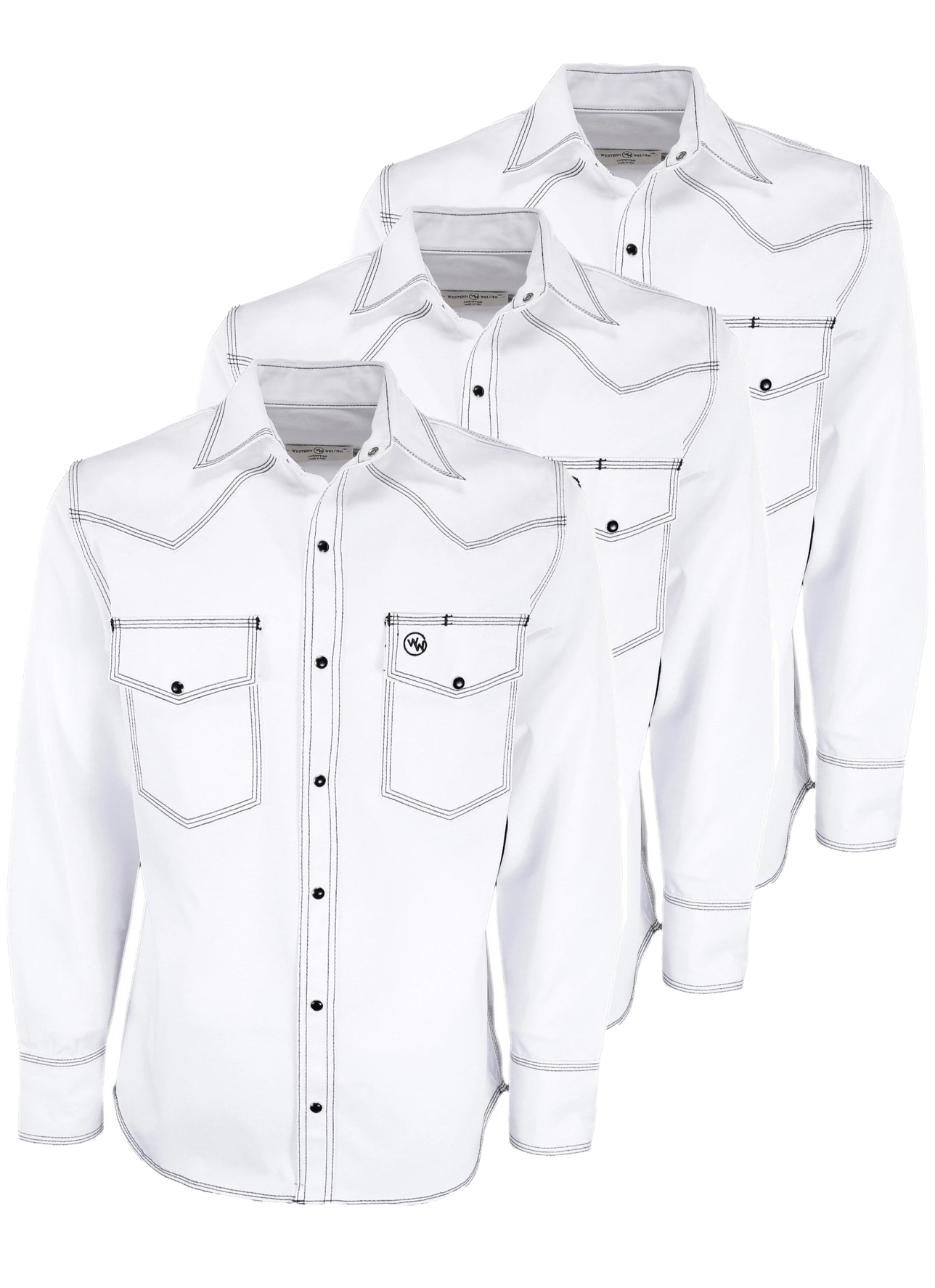 3 Pack - Classic Western Work Shirts