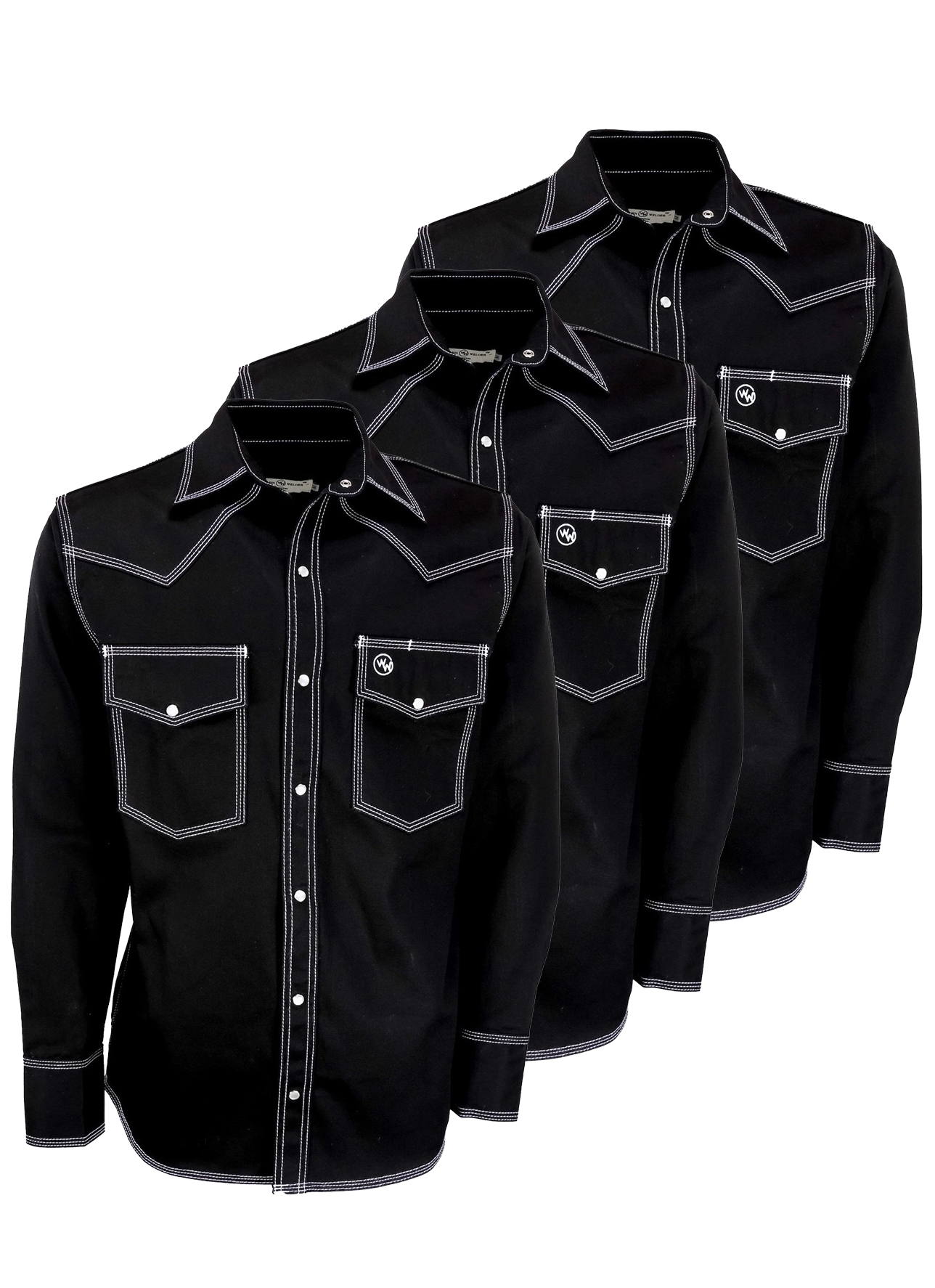 3 Pack - Classic Western Work Shirts