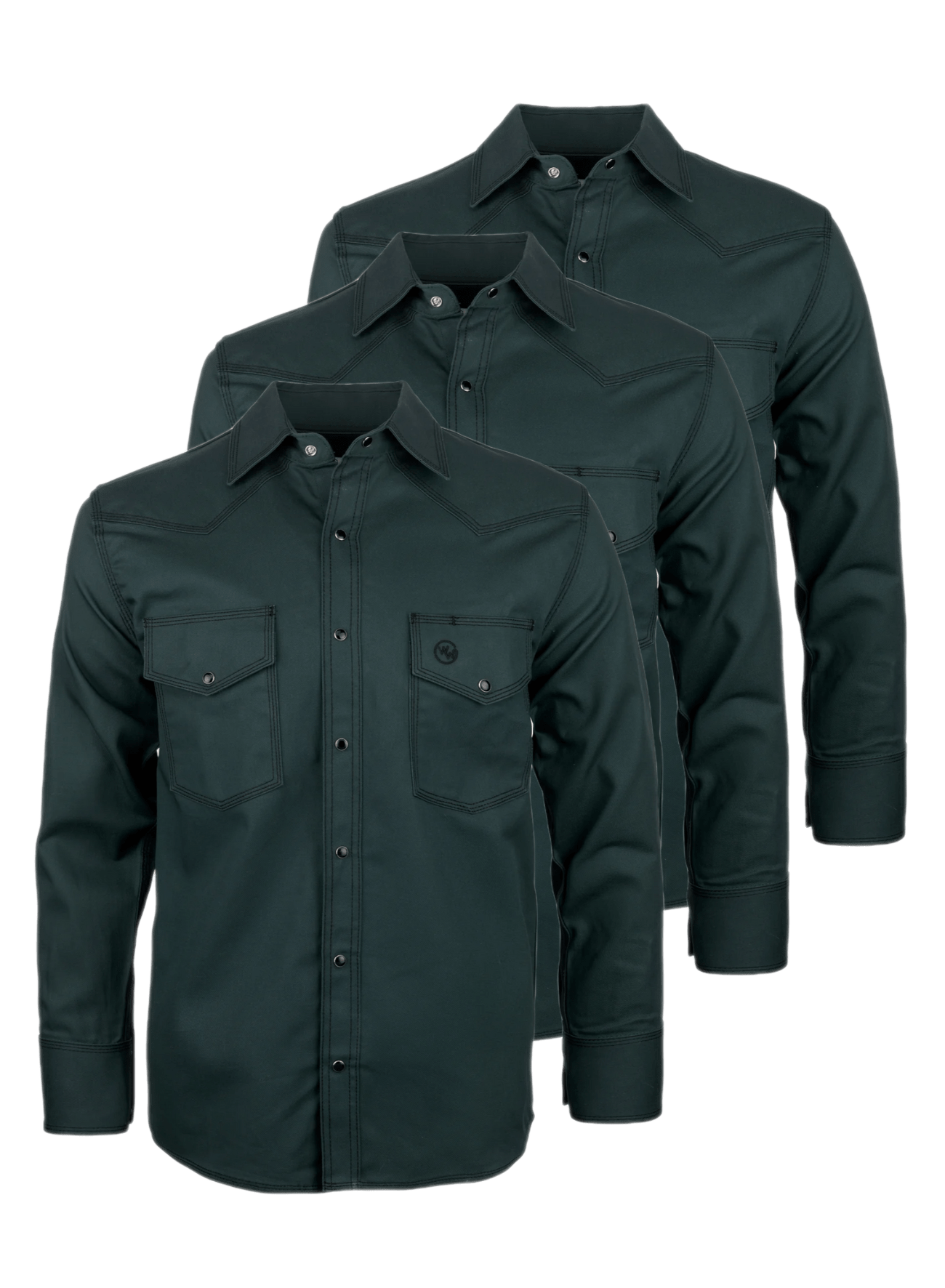 3 Pack - Classic Western Work Shirts
