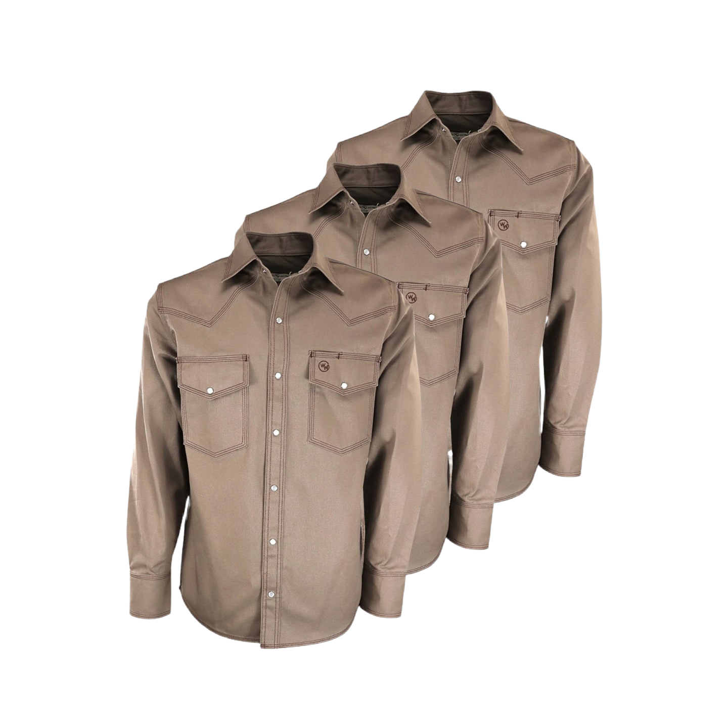 3 Pack - Classic Western Work Shirts